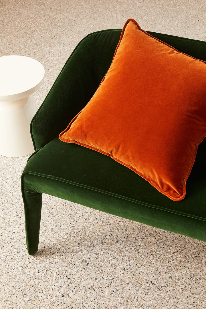 Hommey Velvet Cushion - Toffee