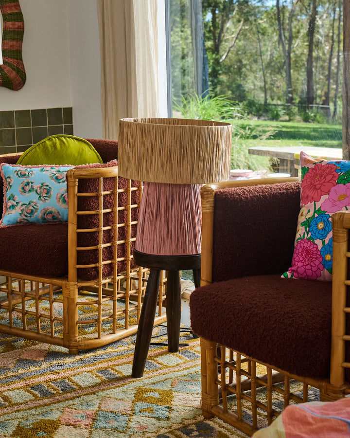 Kip & Co Sassafras Raffia Lamp