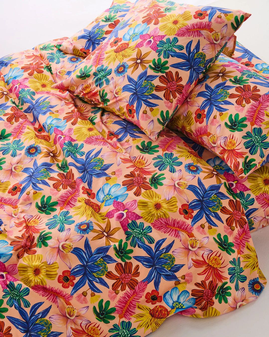 Kip & Co Wild Flowers In Bloom Organic Cotton Quilt Cover