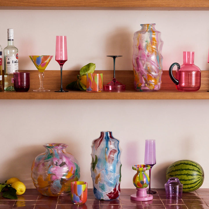 Kip & Co Isle Of Pink Champagne Glass 2P Set