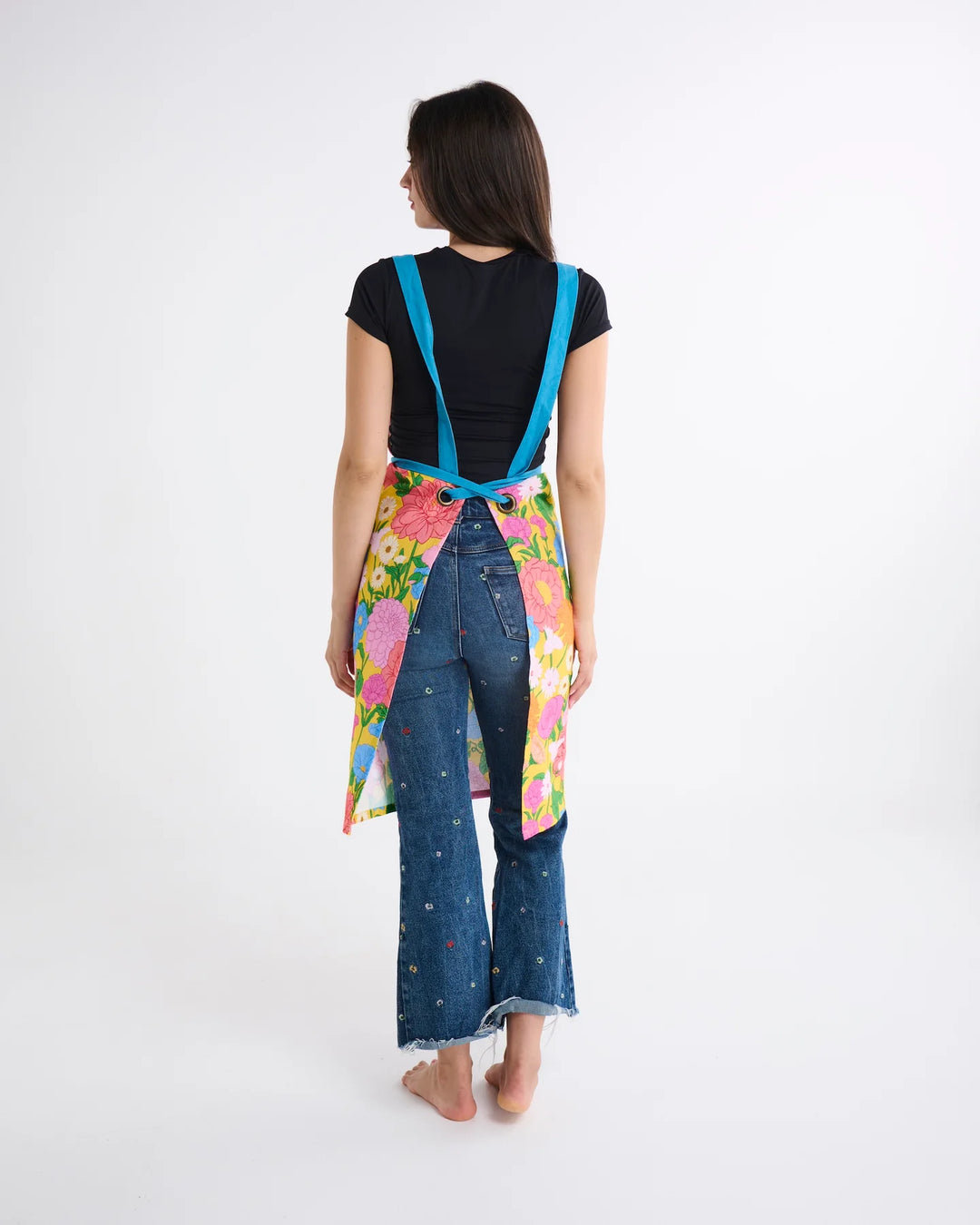 Kip & Co Follow The Sun Yellow Canvas BBQ Apron