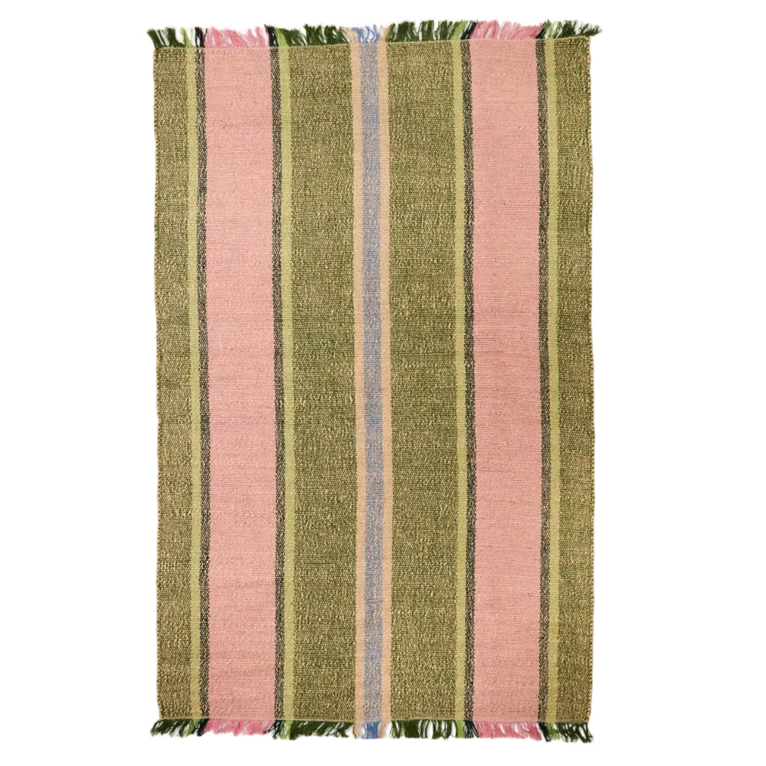Kip & Co Cactus Stripe Jute Rug