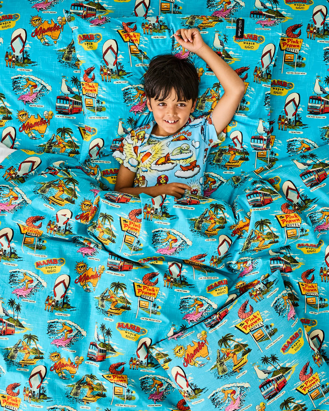 Kip & Co x Mambo Mambo World Organic Cotton Quilt Cover