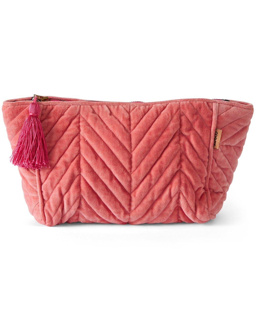 Kip & Co Strawberry Velvet Toiletry Bag
