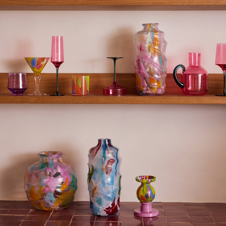 Kip & Co Swirl Portofino Tall Vase