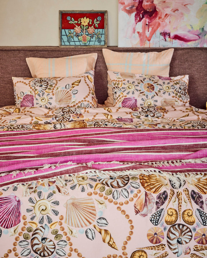 Kip & Co Costa Pink Organic Cotton Pillowcases