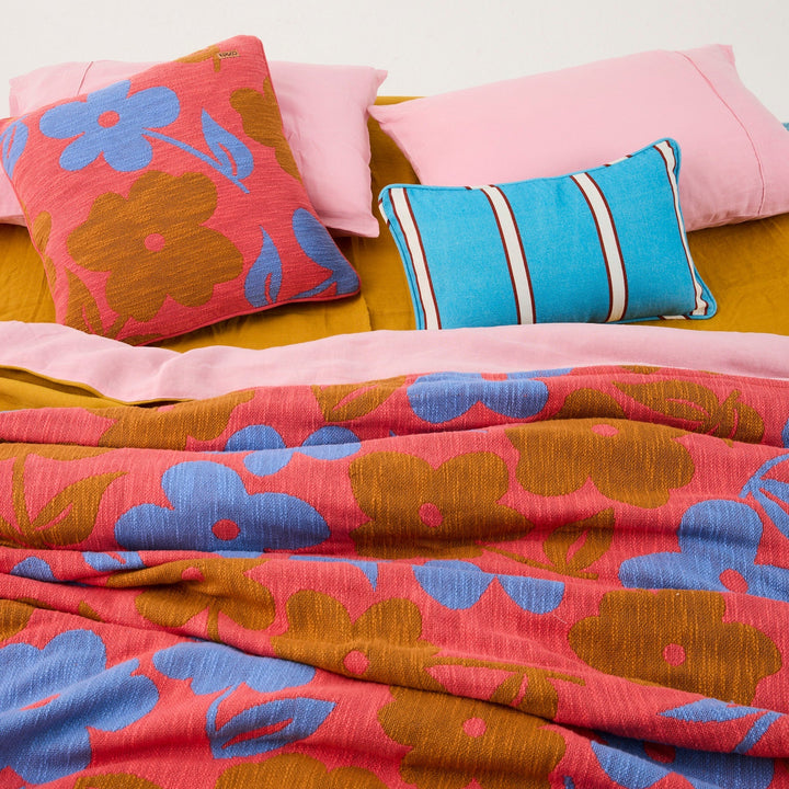 Kip & Co Flora Woven Throw