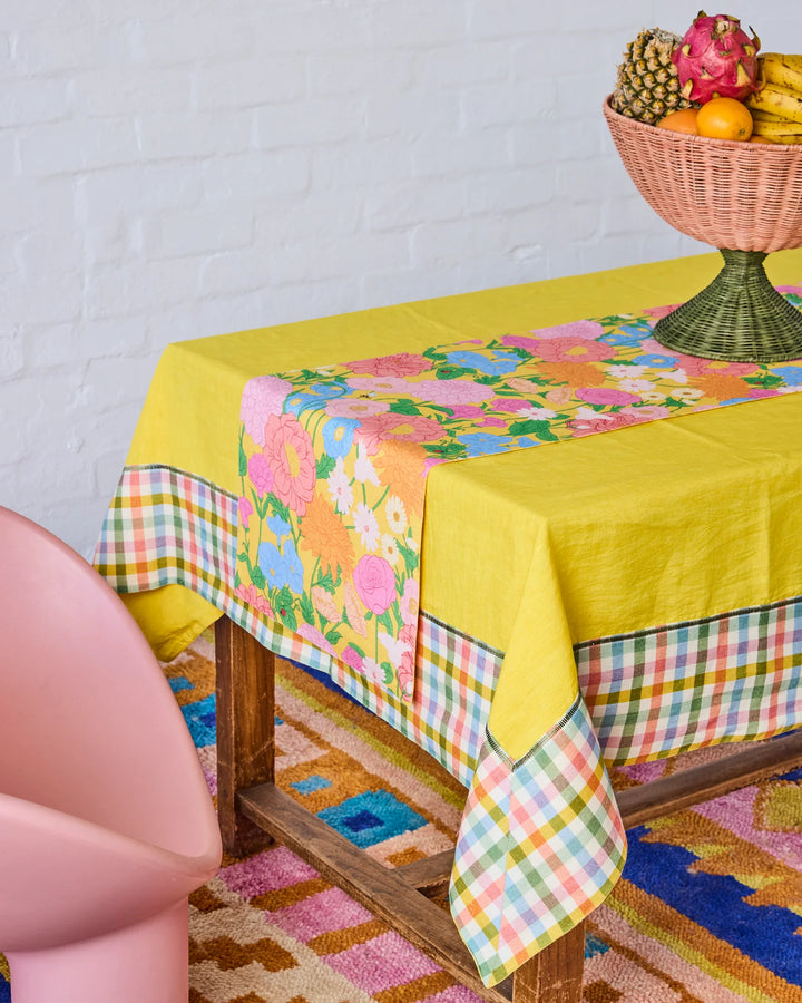 Kip & Co Follow The Sun Yellow Table Runner