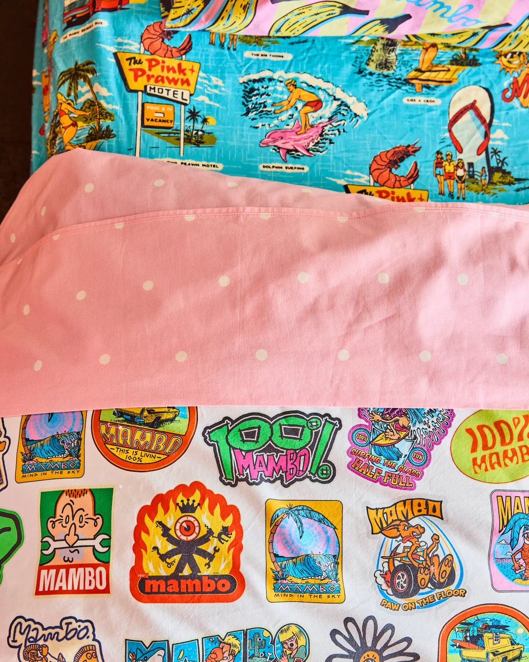 Kip & Co x Mambo Sticker Club Organic Cotton Quilt Cover
