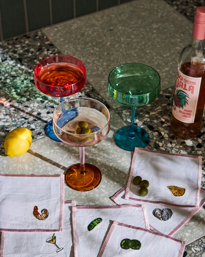 Kip & Co Marshmallow And Marmalade Margarita Glass 2P Set