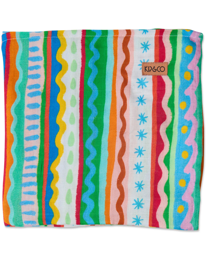 Kip & Co Beach Patterns Bamboo Swaddle