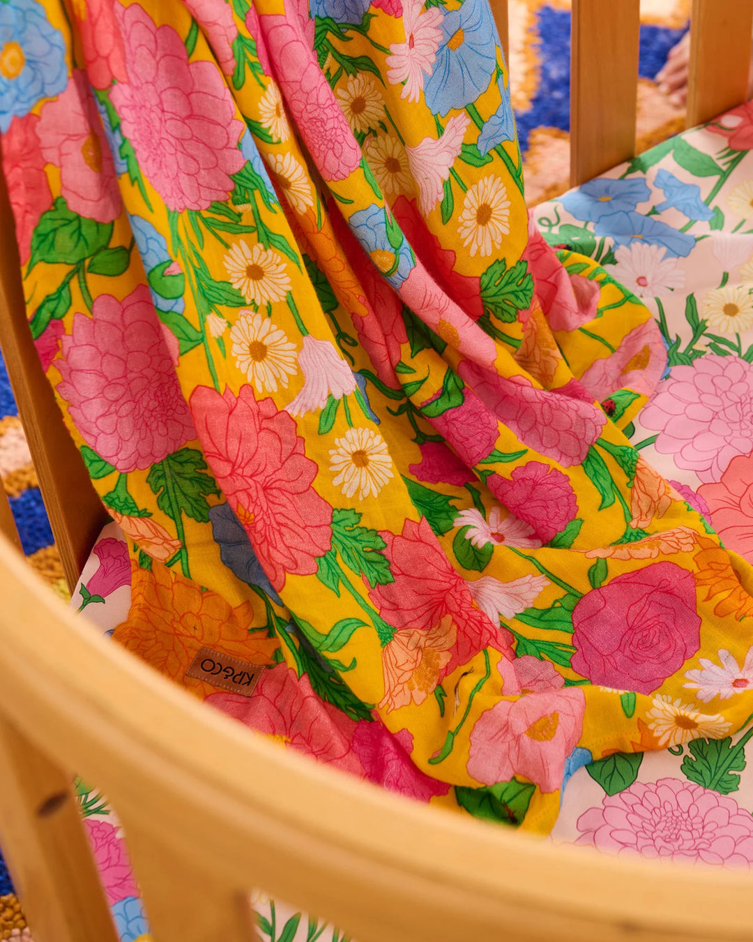 Kip & Co Follow The Sun Yellow Bamboo Swaddle