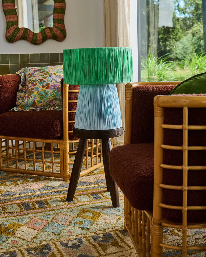 Kip & Co Maui Raffia Lamp