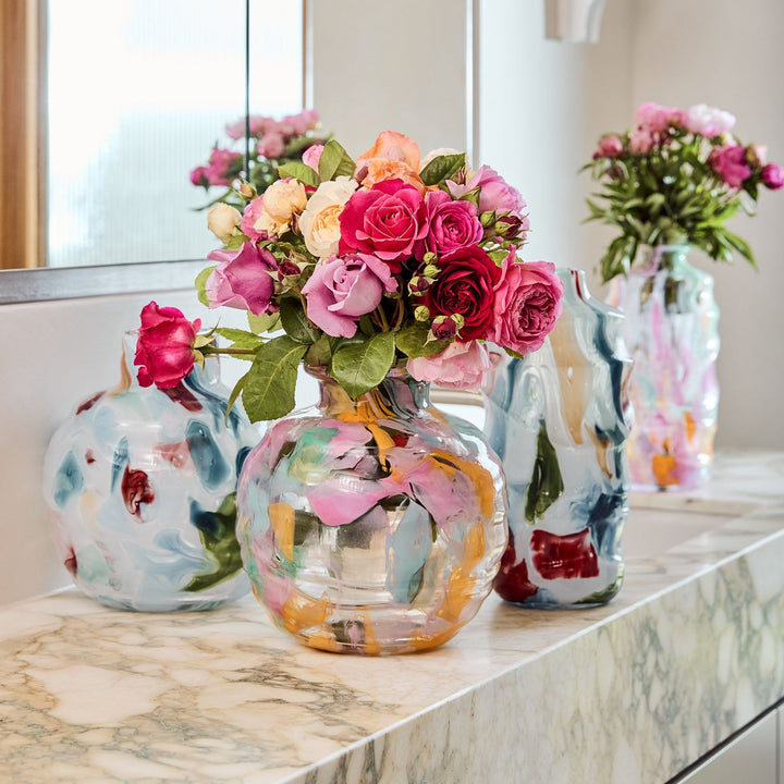 Kip & Co Swirl Portofino Round Vase