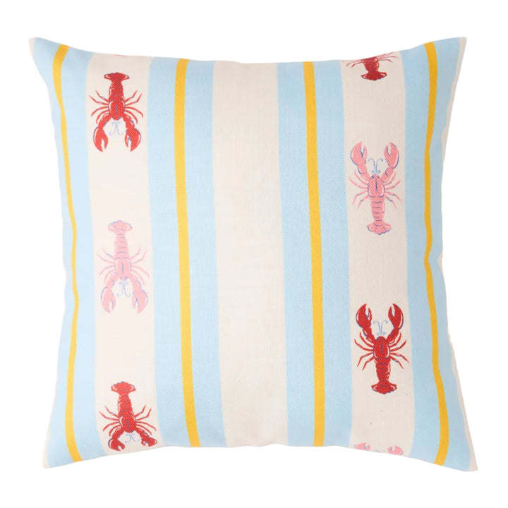 Kip & Co Lobster Fan Club Outdoor Cushion