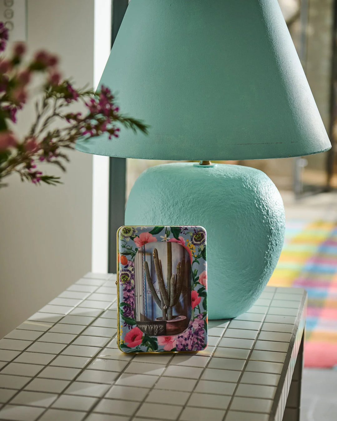 Kip & Co Spring In The Air Oval Velvet Photo Frame