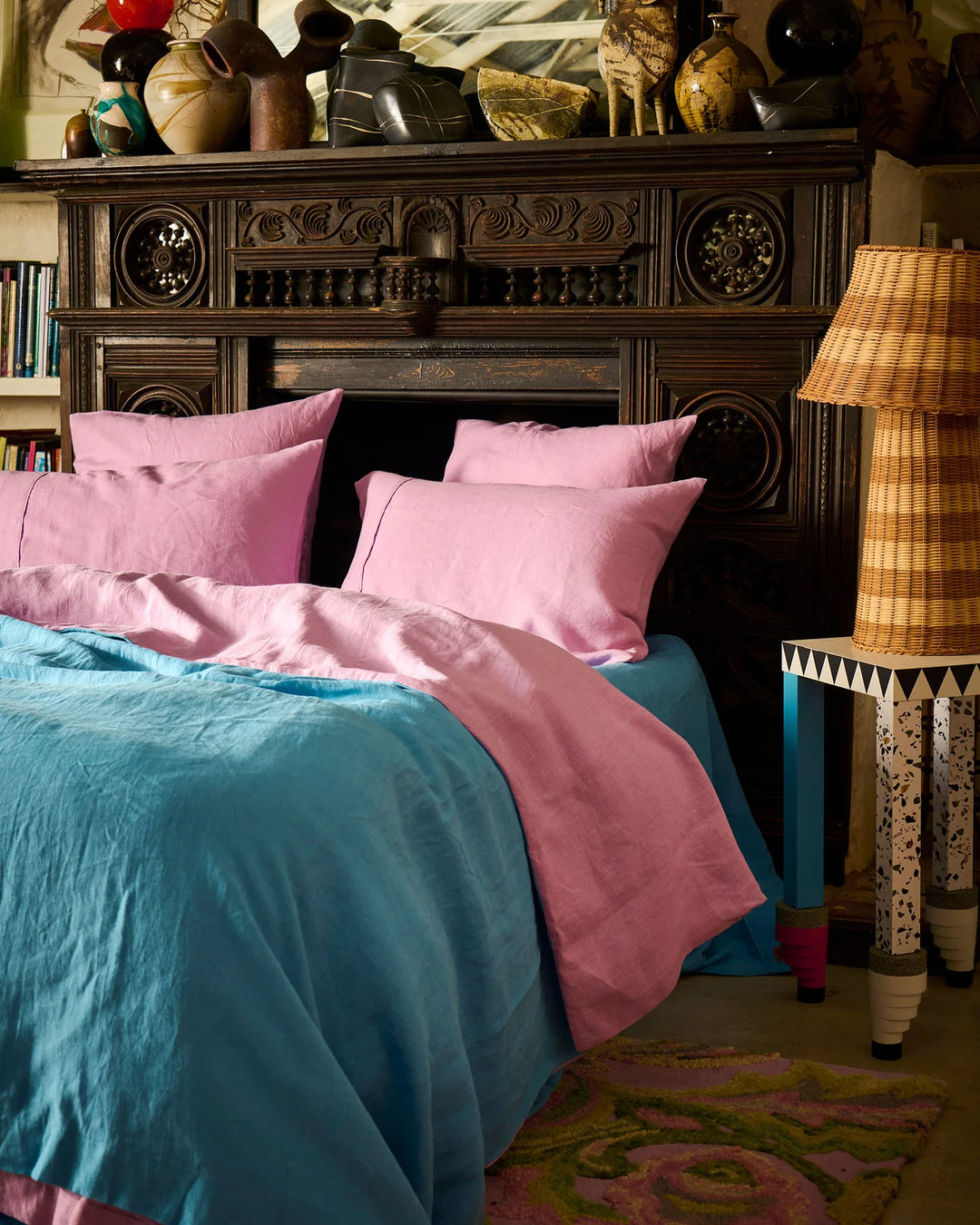 Kip & Co Lavender Linen Pillowcases