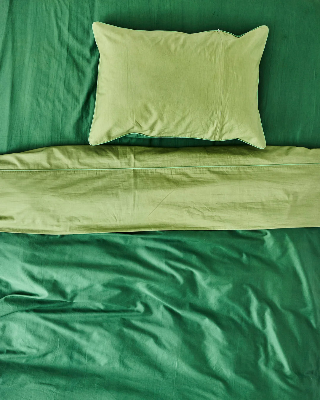 Kip & Co Glow In Fern Bamboo Cotton Fitted Sheet