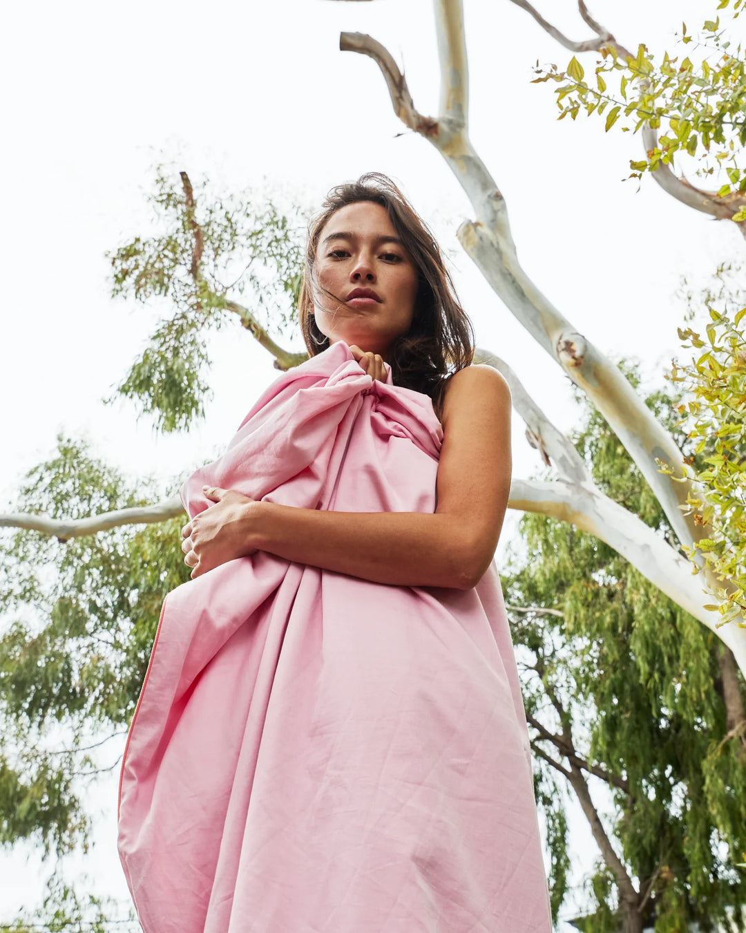 Kip & Co Glow In Pink Bamboo Cotton Quilt Cover