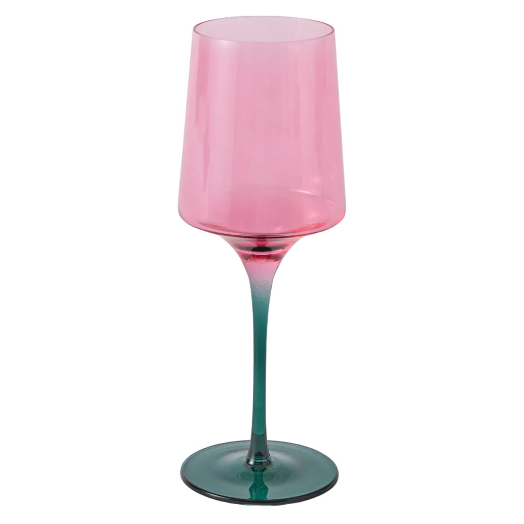 Kip & Co Isle Of Pink Vino Glass 2P Set