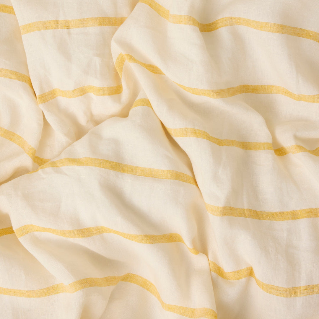 Kip & Co Popcorn Stripe Linen Fitted Sheet