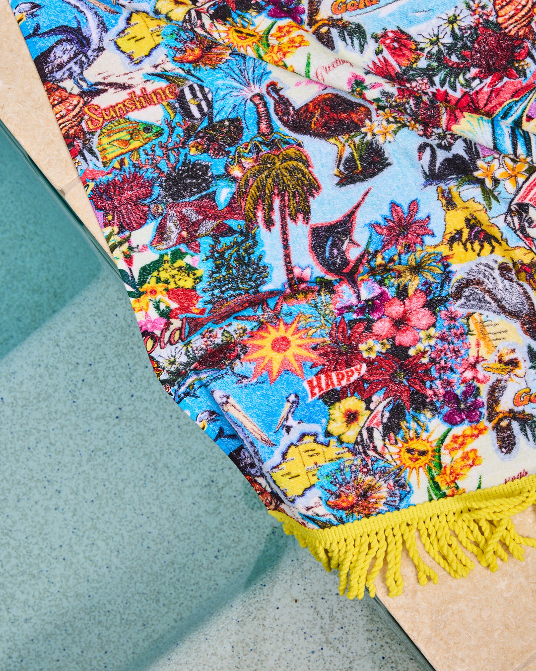Kip & Co x Romance Was Born Ozzie Printed Terry Beach Towel