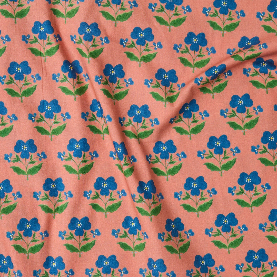 Kip & Co x Anna Spiro Indian Summer Rose Organic Cotton Fitted Sheet