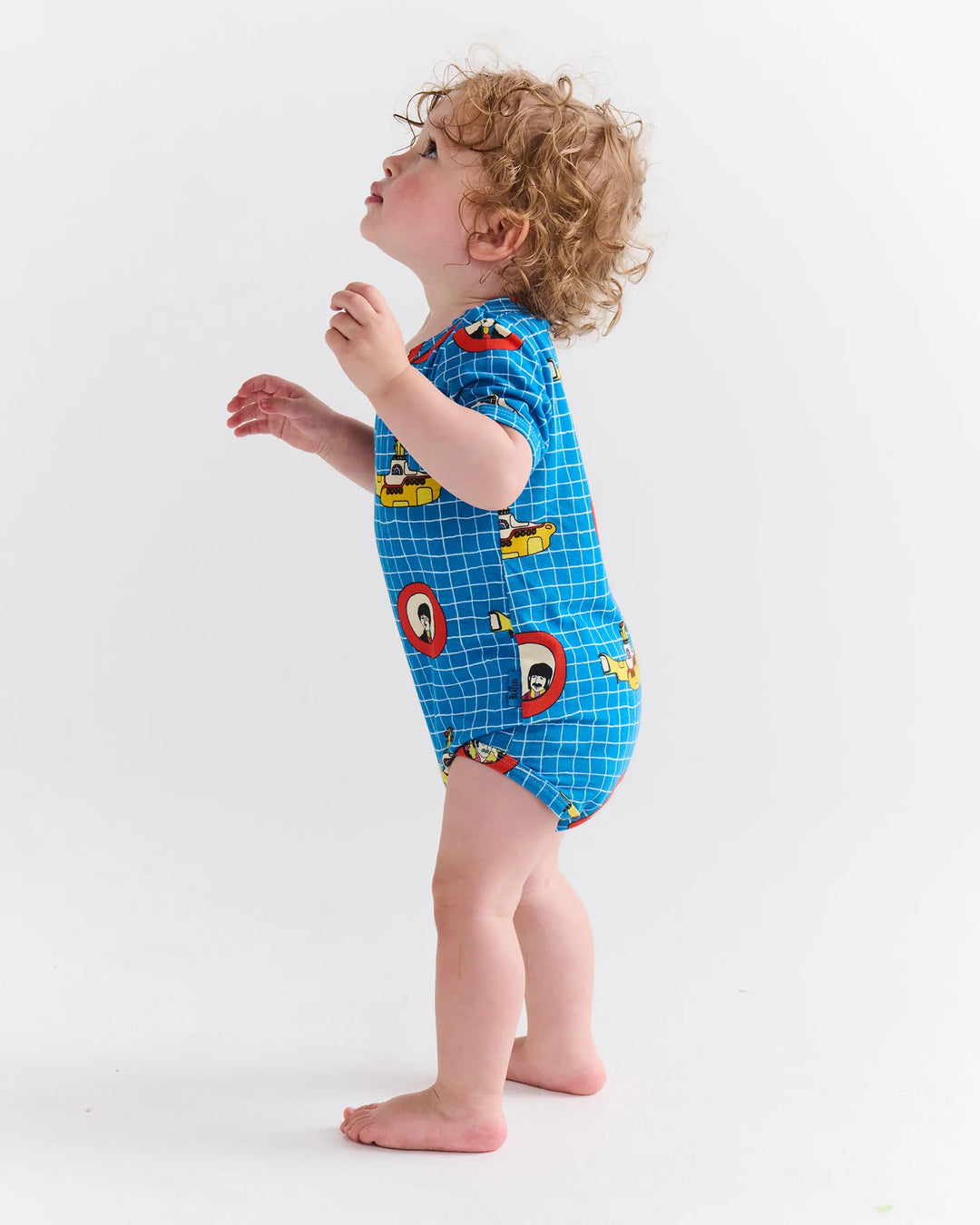 Kip & Co x The Beatles Yellow Submarine Organic Short Sleeve Romper