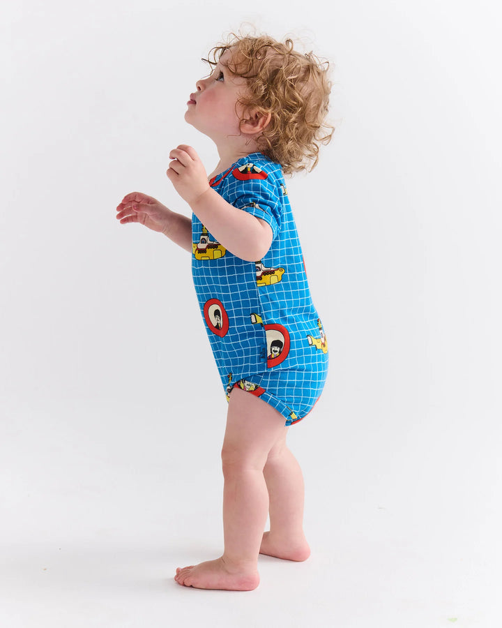 Kip & Co x The Beatles Yellow Submarine Organic Short Sleeve Romper