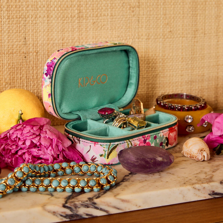 Kip & Co Alfresco Travel Velvet Jewellery Box