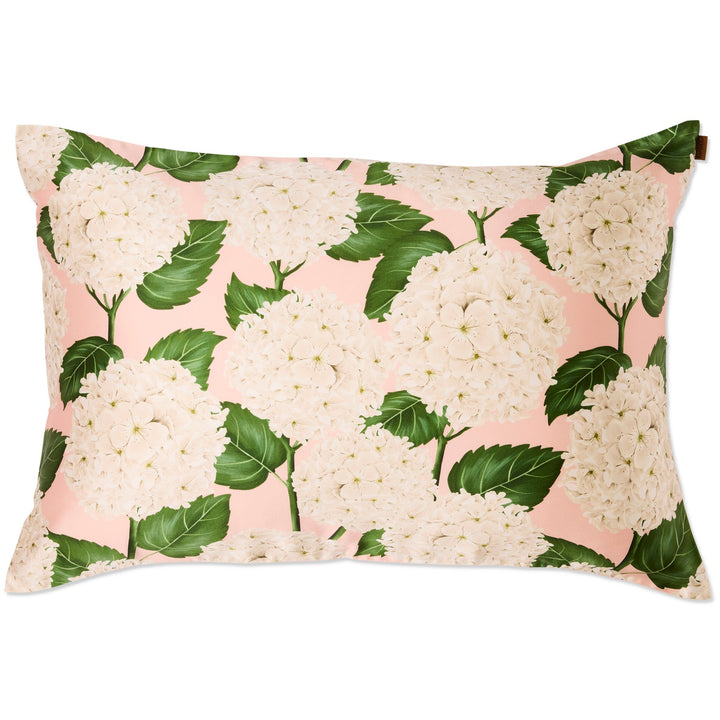 Kip & Co Hydrangea Pink Silk Pillowcase