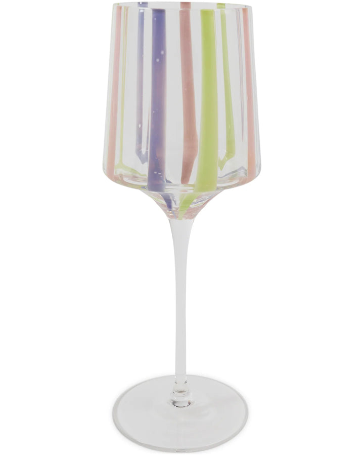 Kip & Co Neptune Stripe Wine Glass 2P Set