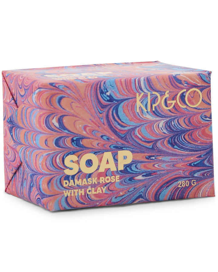 Kip & Co Damask Rose and Pink Clay Soap Bar