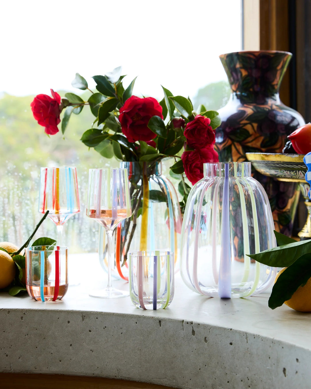 Kip & Co Neptune Stripe Vase