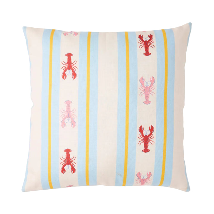 Kip & Co Lobster Fan Club Outdoor Cushion