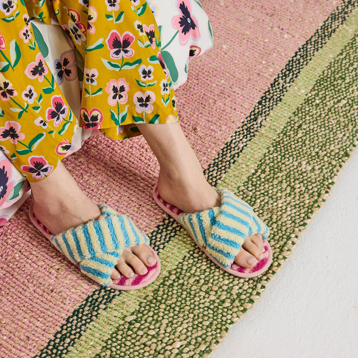 Kip & Co Sunny Granita Sherpa Adult Slippers