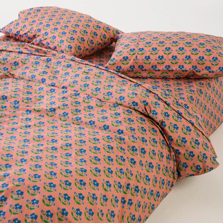 Kip & Co x Anna Spiro Indian Summer Rose Organic Cotton Pillowcases
