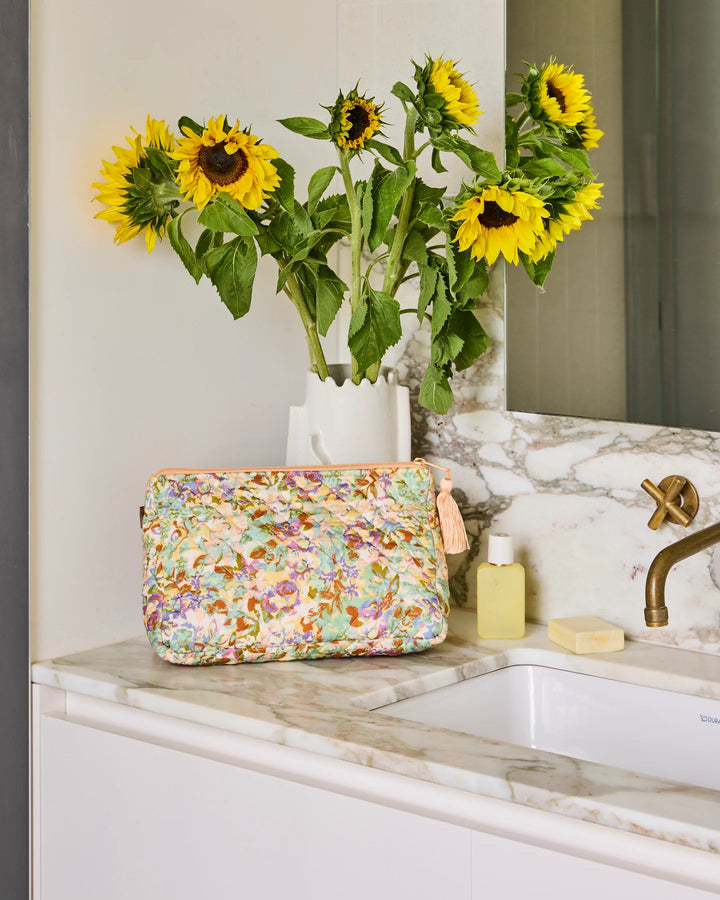 Kip & Co Forever Mine Quilted Cotton Toiletry Purse