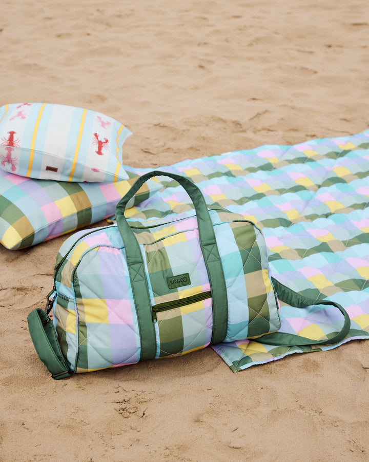 Kip & Co Sorbet Tartan Picnic Mat
