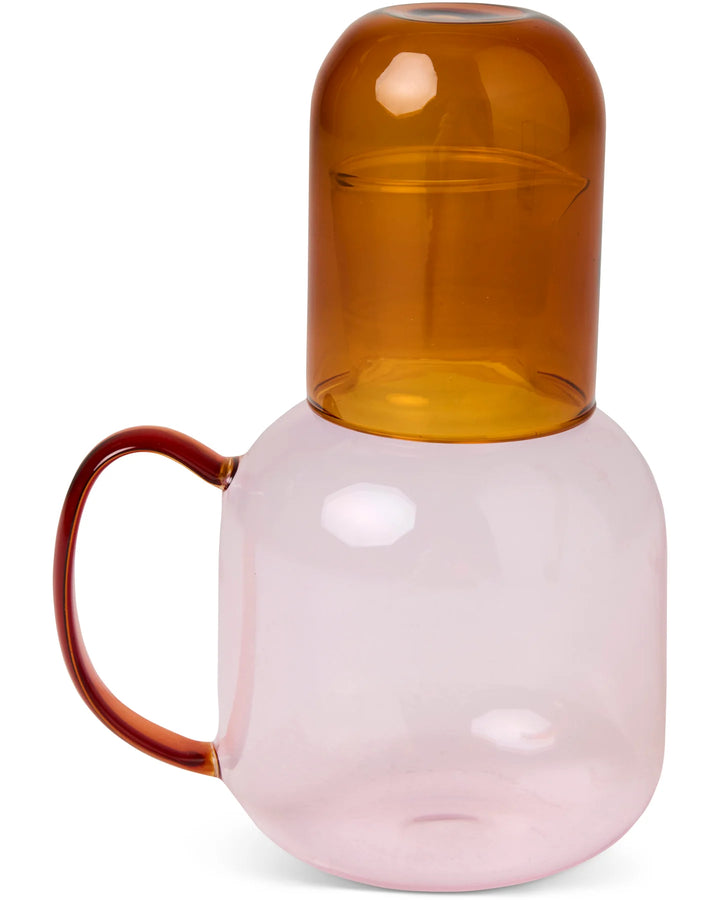 Kip & Co Marshmallow And Marmalade Carafe & Glass - Glassware