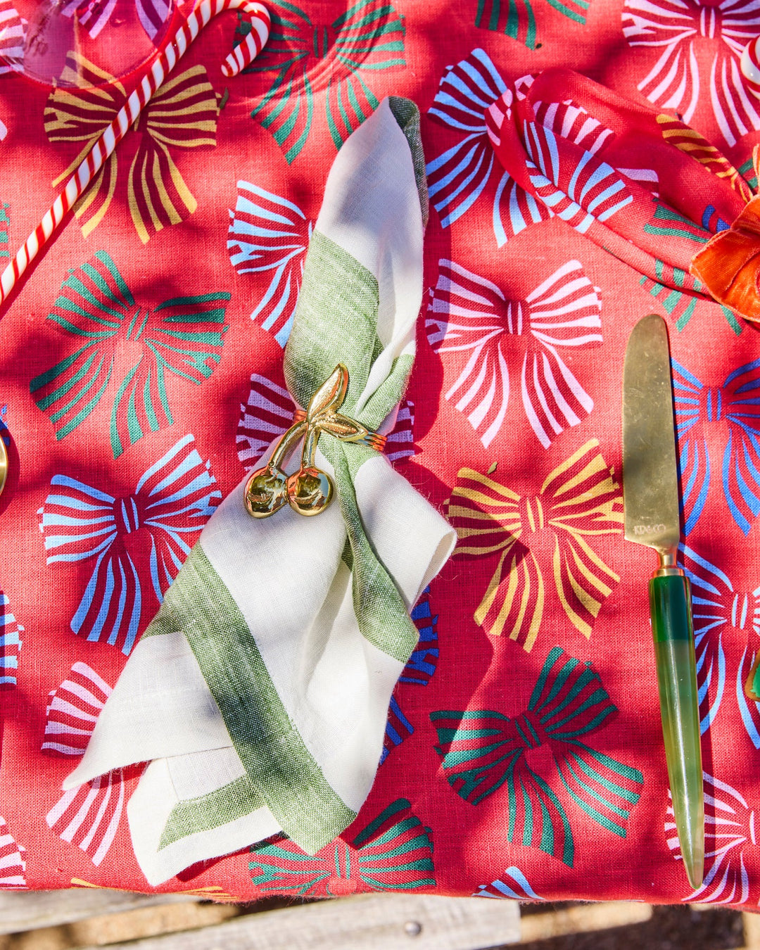 Kip & Co Festive Bow Tablecloth