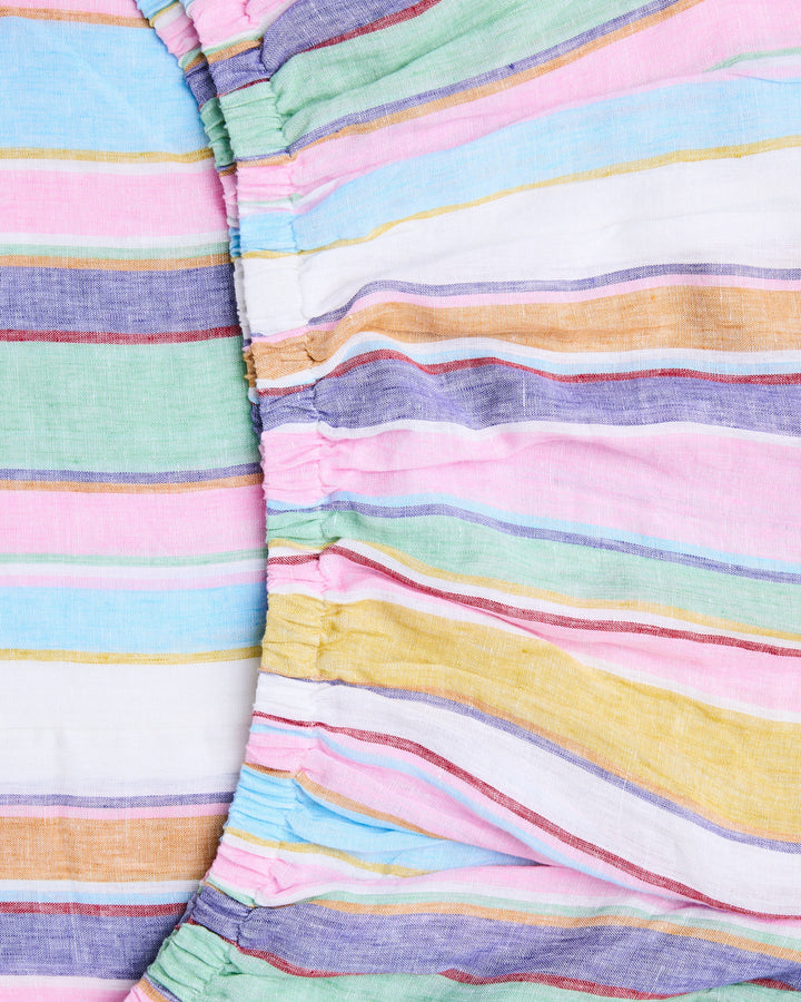 Kip & Co Tangier Days Linen Fitted Sheet