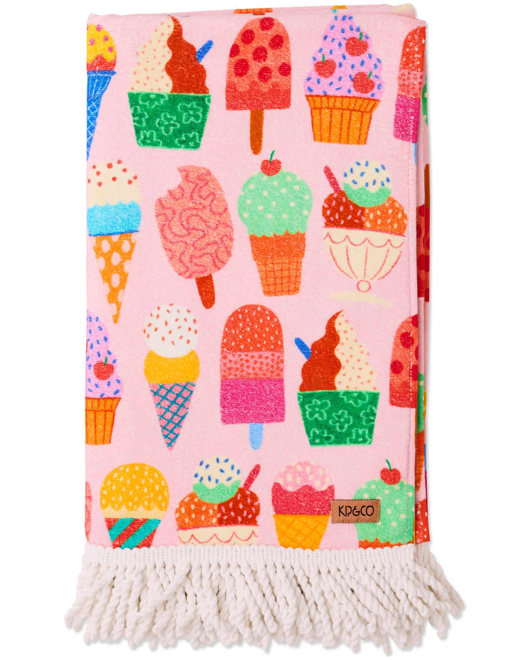 Kip & Co Gelato Printed Terry Beach Towel