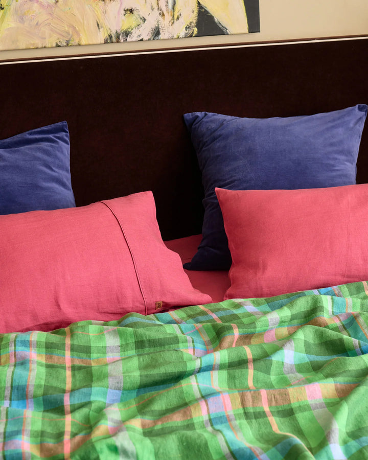 Kip & Co Navy Velvet European Pillowcases