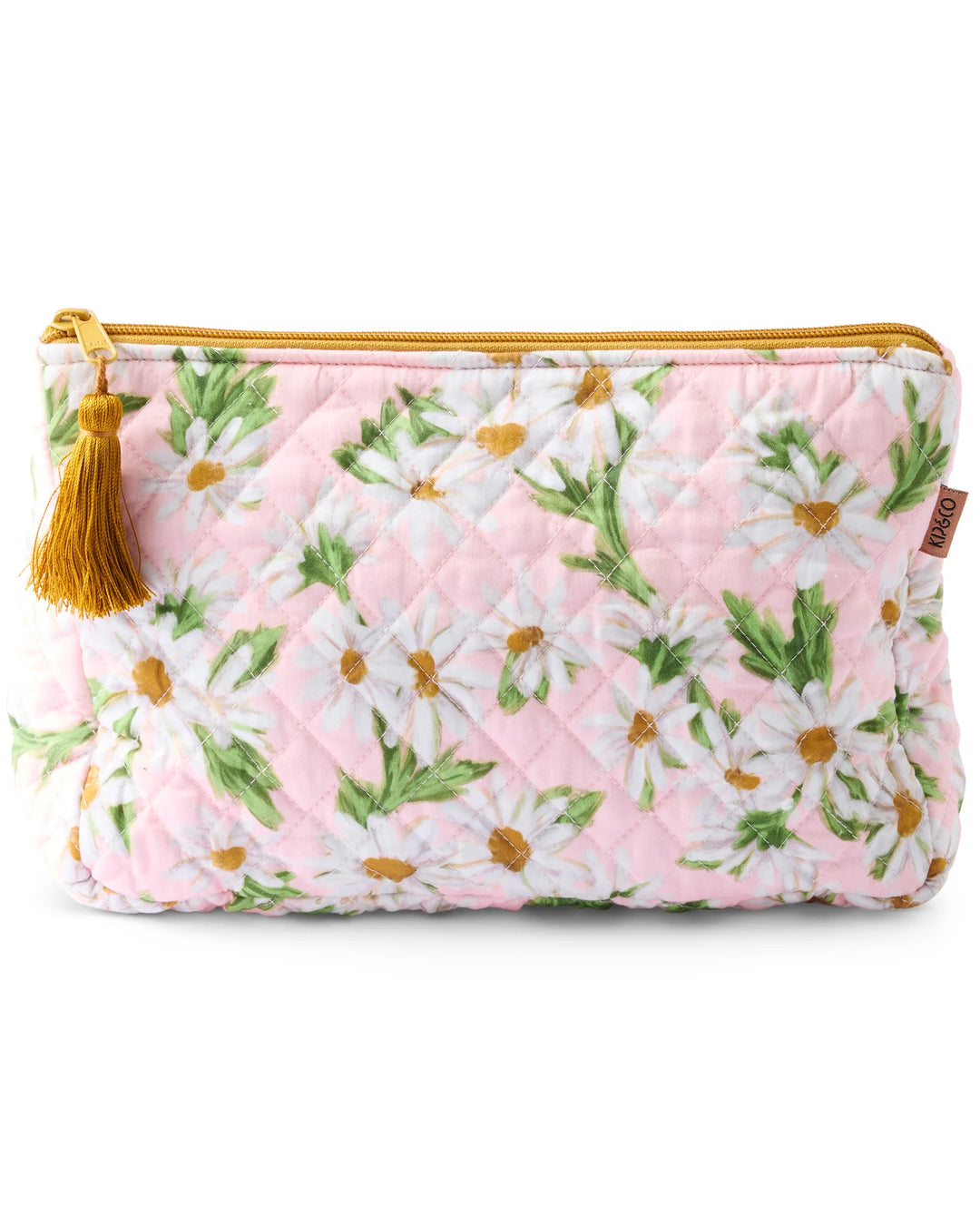 Kip & Co Sweet Daisy Quilted Cotton Toiletry Purse
