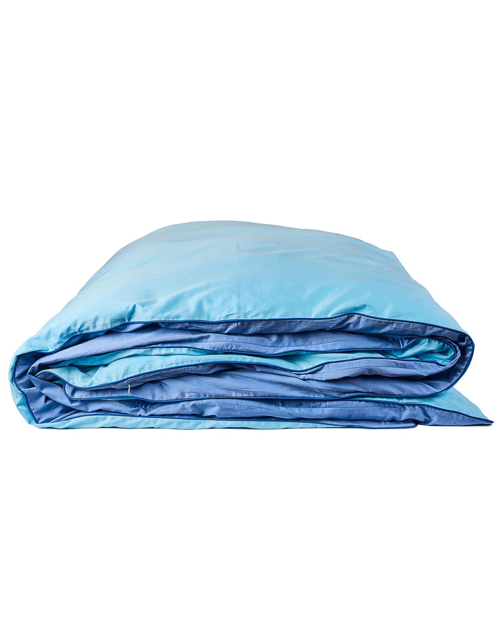 Kip & Co Glow In Blue Bamboo Cotton Quilt Cover