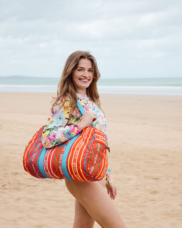 Kip & Co Ciao Stripe Duffle Bag