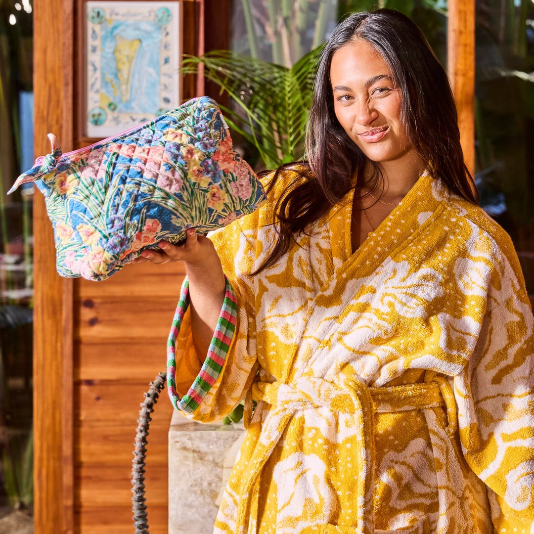 Kip & Co  x Anna Spiro Elsternwig Fig Terry Bath Robe