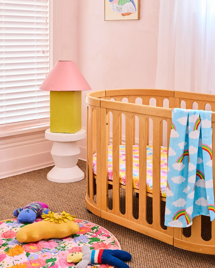 Kip & Co Follow The Sun Yellow Quilted Baby Play Mat