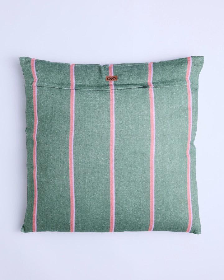 Kip & Co Wakame Crush Stripe Upholstery Square Lounge Cushion